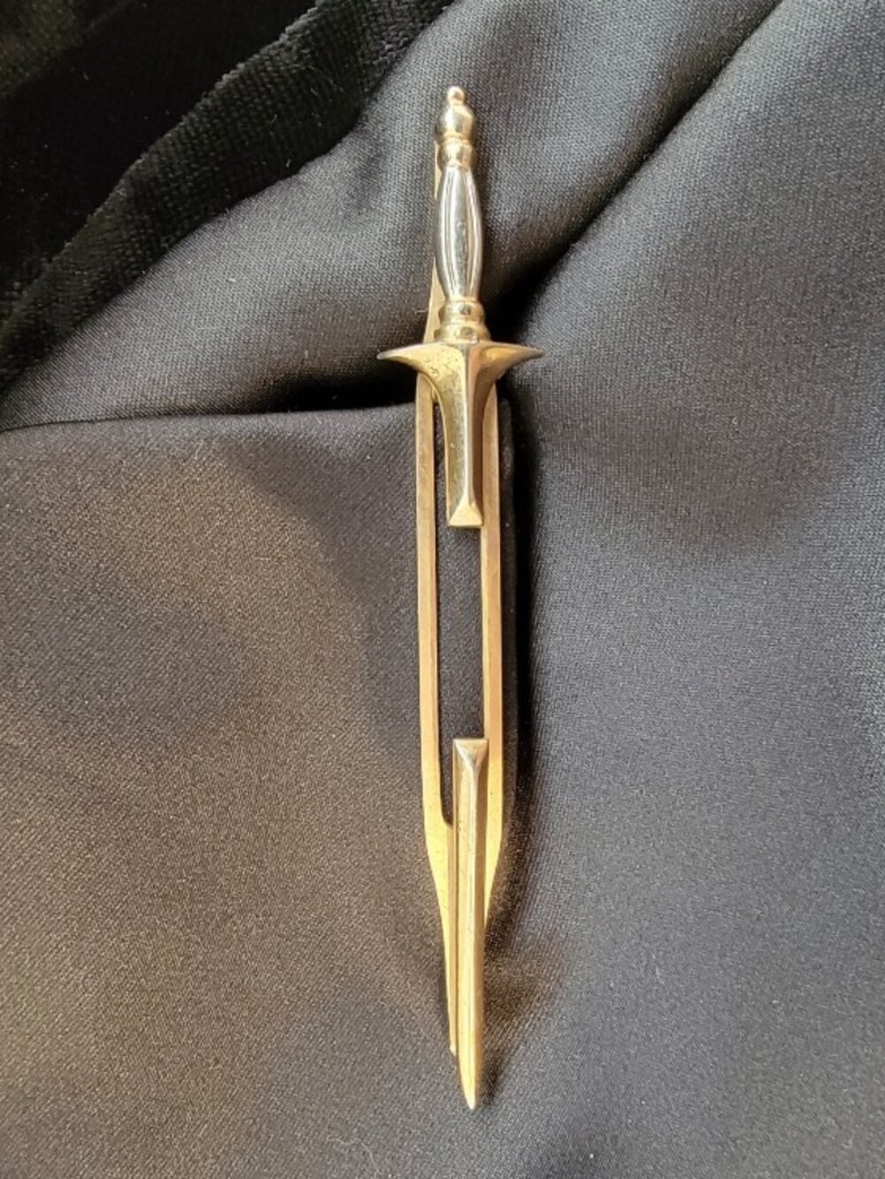 Vintage Swank Signed Tie Clip Bar